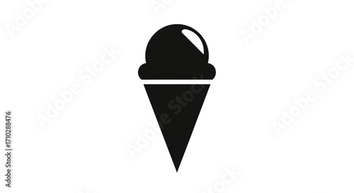 Delicious ice cream cone, sweet treat, summer dessert, cool refreshment, perfect summer snack, refreshing treat.