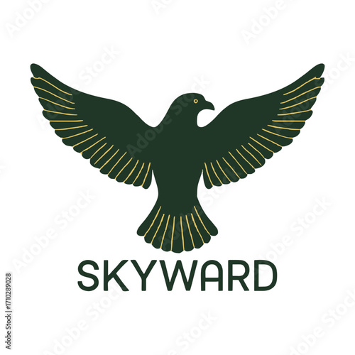 Soaring eagle logo design embodies freedom, vision, and ambition for modern brands.