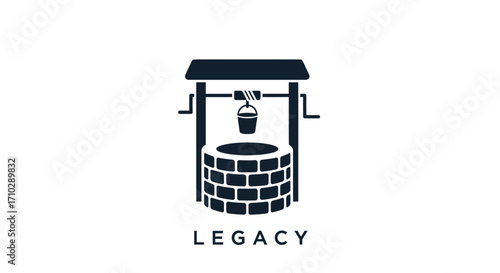 Legacy Well with Bucket and Roof.