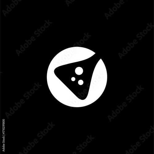black dice on white background