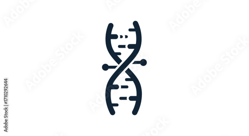 DNA double helix genetic code science.