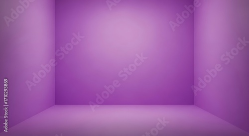 Purple Empty Room Interior Design.