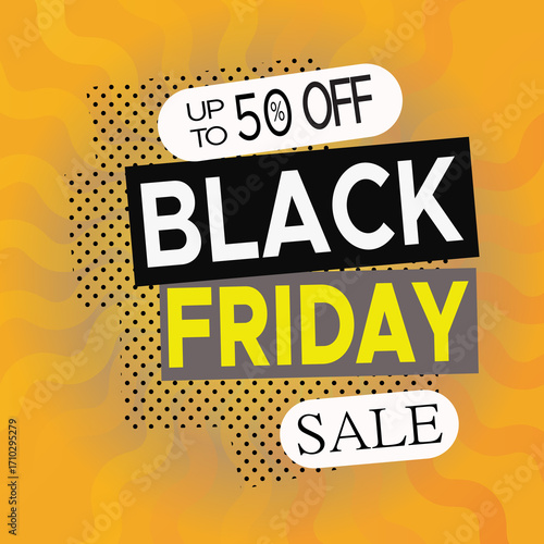 Black friday super sale golden baner concept - stock vector Printblack friday 50 sale Black friday super sale golden baner concept - stock vector 