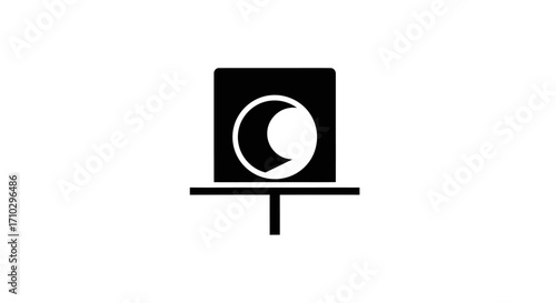 Bird feeder, simple design, black and white, focused on the bird feeder, detailed view, perfect for bird watching.