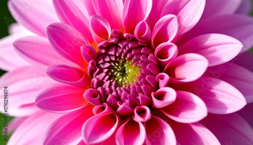 Close-up of a pink dahlia flower