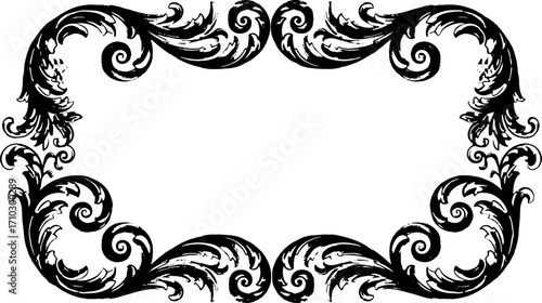 Silhouette design frame icon designs frame style 