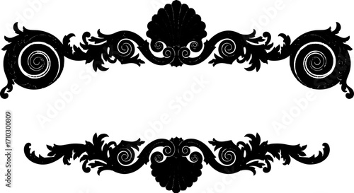 Silhouette design frame icon designs frame style 