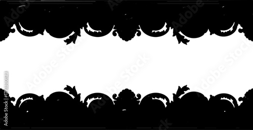 Silhouette design frame icon designs frame style 