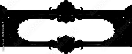 Silhouette design frame icon designs frame style 