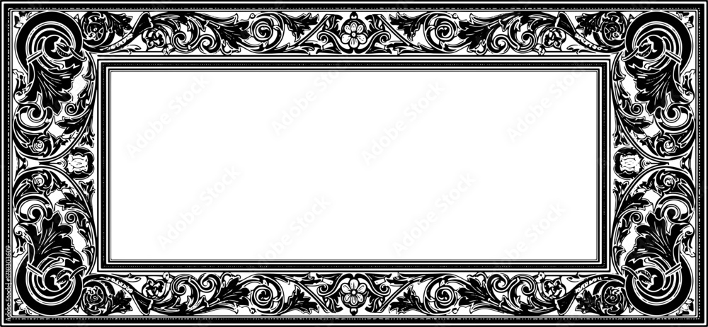 Silhouette design frame icon designs frame style 