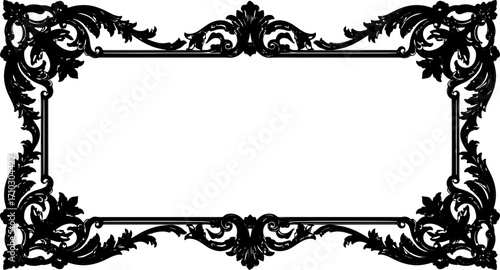 Silhouette design frame icon designs frame style 