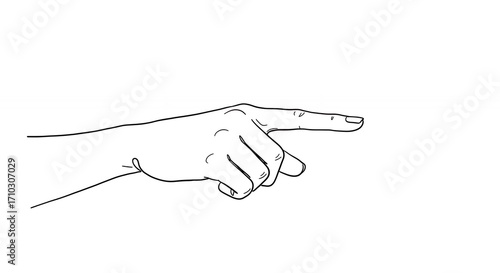 Hand pointing