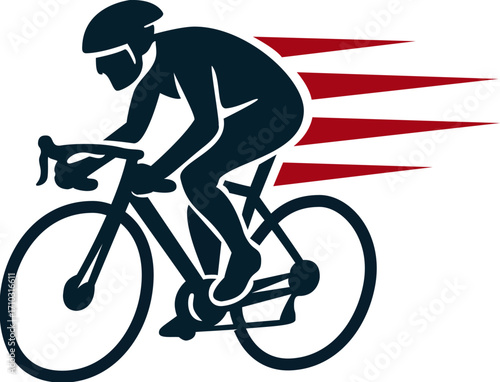 Logo, icon or illustration for a cycling race