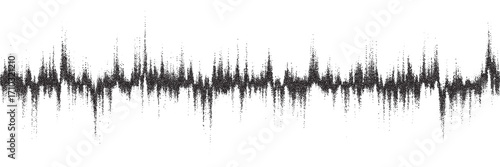 wave stipple effect. Abstract sound waves. Dynamic equalizer visual effect. black grain texture, Abstract stipple sand effect. 