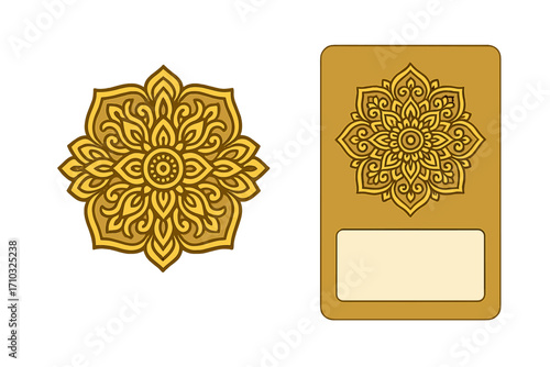 Luxury floral logo design with elegant flower motif, sophisticated vector illustration, business branding card layout, decorative ornamental style, transparent background, premium floral emblem set