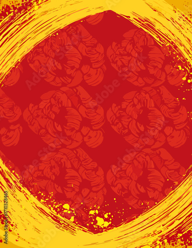 Fondo vectorial vibrante con diseño orgánico abstracto