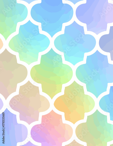 Fondo abstracto pastel con patrón geométrico