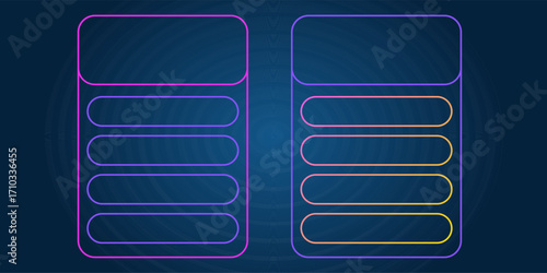 Quiz game show retro contest template background with trivia question interface design frame bar ui multiple choice menu challenge answer competition test layout