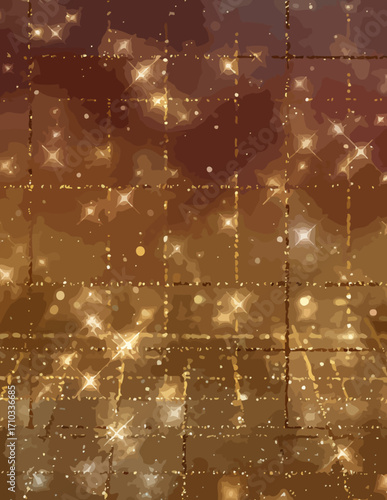 Fondo dorado brillante con estilo vectorial