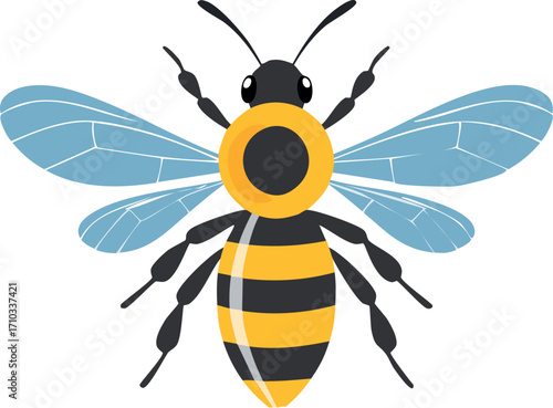 bee, honey, insect, cartoon, vector, illustration, animal, yellow, wasp, nature, bug, fly, isolated, flying, flower, black, bumblebee, funny, 3d, sweet, wing, cute, bees, hive, summer