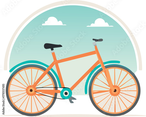 bicycle, bike, isolated, wheel, sport, cycle, white, pedal, cycling, vintage, illustration, transport, transportation, ride, black, vector, vehicle, mountain, travel, old, retro, race, 