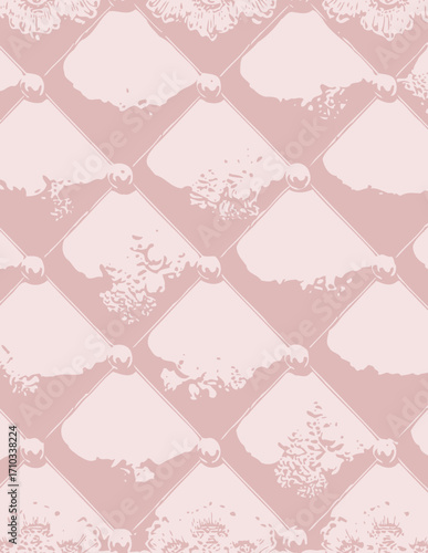 Fondo vectorial rosa suave con patrón delicado