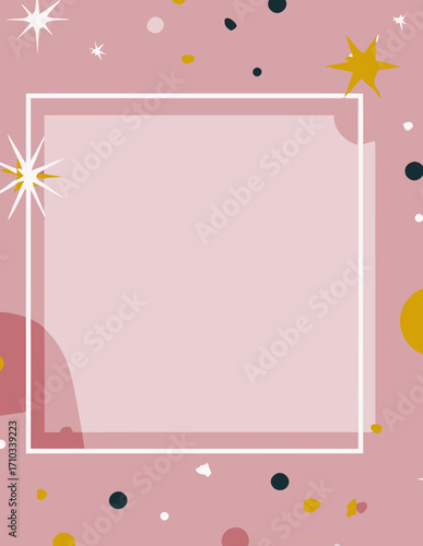 Fondo vectorial simple, lindo y colorido en estilo minimalista