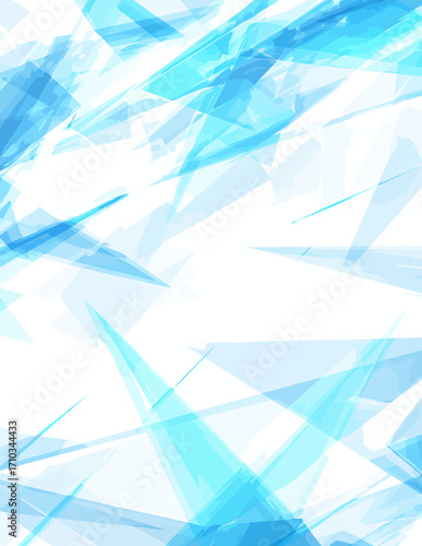 Fondo abstracto con formas geométricas azules y blancas