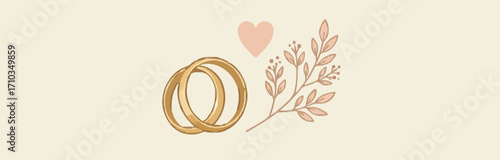 Icon Vector illustration wedding