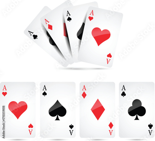 playing cards and chips