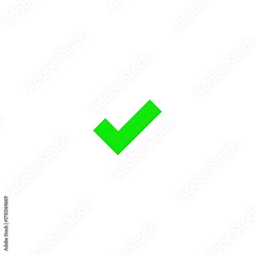 Free Download Bright Green Checkmark on Transparent Background Simple Approval Symbol - GFXLoad