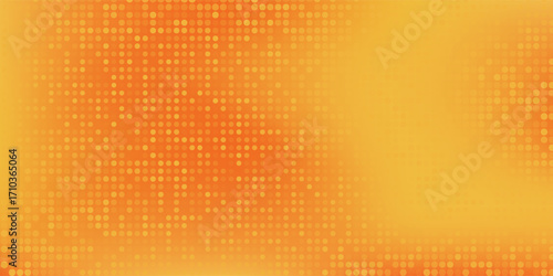 Dotted orange gradient vector background design