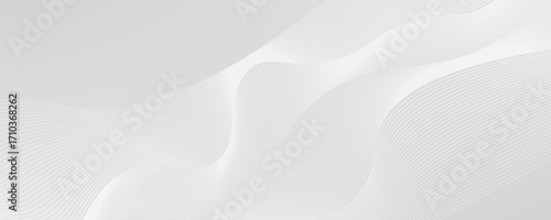 Premium background design with diagonal line pattern in grey colour. Vector white horizontal template for business banner, formal invitation backdrop