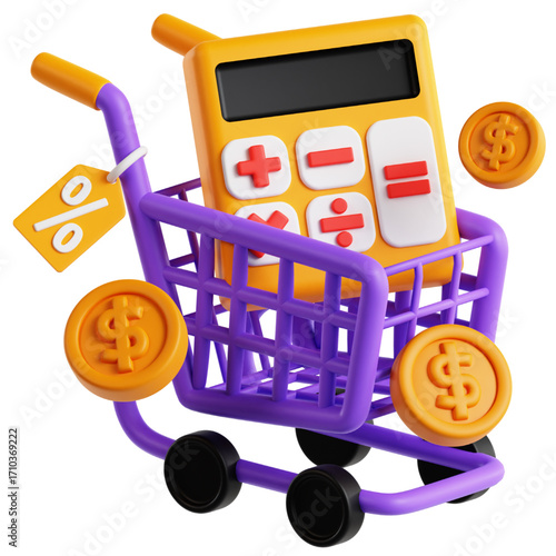 Smart Shopping Calculating Savings with Discount Calculator and Cart