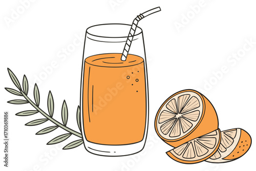 glass of orange juice