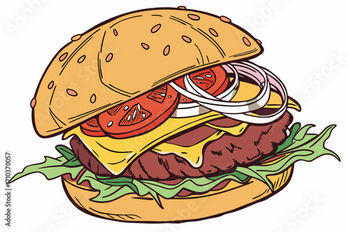 sandwich with ham and cheese