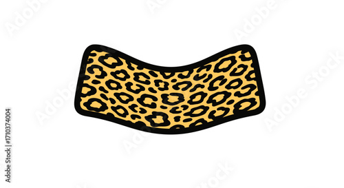 Leopard Print Pattern Graphic Element