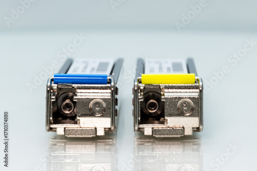 Schilderij op canvas SFP Transceiver Modules 1.25G 1310nm 10km Single mode Fiber
