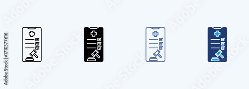 Regulatory Compliance Multiple Style Icon Collection