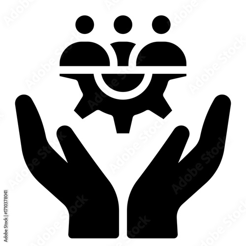 Inclussion  icon glyph style vector illustration
