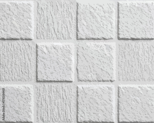 Texture senza cuciture a quadretti bianchi su bianchi, stile vettoriale