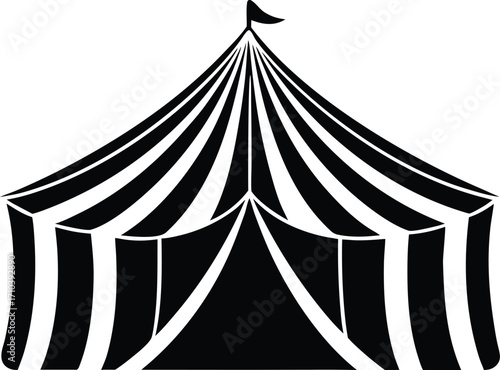 festival event circus tent vector design
