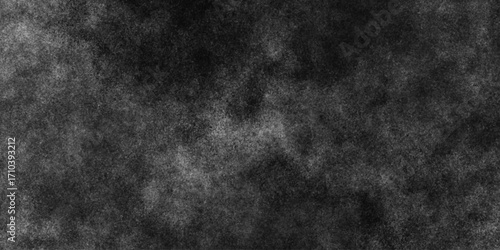 Black with dark gray texture background. Freeze motion of white particles. Black with dark gray texture background. black concrete wall background. Dark cement wall in retro concept.
