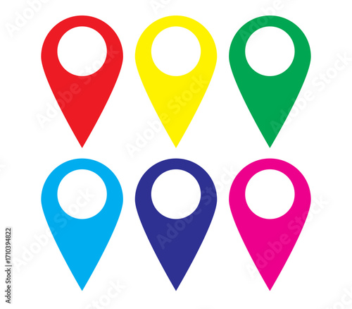 Map Location Pin Icons Set Colorful Markers Red Yellow Green Blue Purple Pink Vector PNG Transparent Background GPS Navigation Pointer Symbol Design Element Clipart Illustration for App and Map Free Download Map Location Pin Icons Set Colorful Markers Red Yellow Green Blue Purple Pink Vector PNG Transparent Background GPS Navigation Pointer Symbol Design Element Clipart Illustration for App and Map - GFXLoad