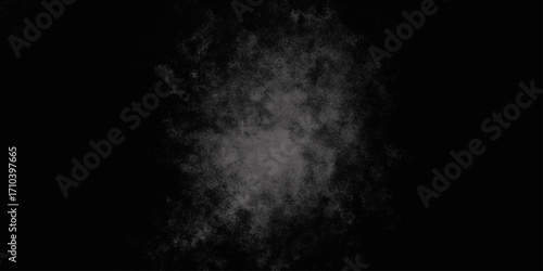 Black with dark gray texture background. Freeze motion of white particles. Black with dark gray texture background. black concrete wall background. Dark cement wall in retro concept.
