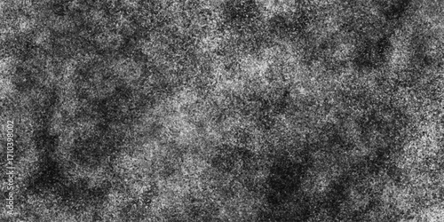 Black with dark gray texture background. Freeze motion of white particles. Black with dark gray texture background. black concrete wall background. Dark cement wall in retro concept.
