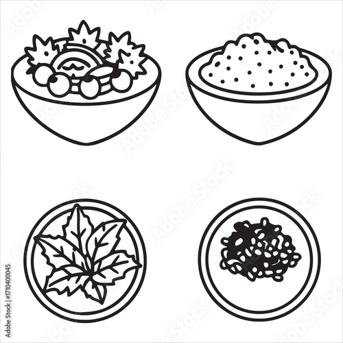 A Nutritious and Wholesome Quinoa Salad, a Trendy Superfood Dish with Plant Based Grains and Vibrant Vegetables, a Gluten Free Complete Protein Meal for a Clean-eating Lifestyle