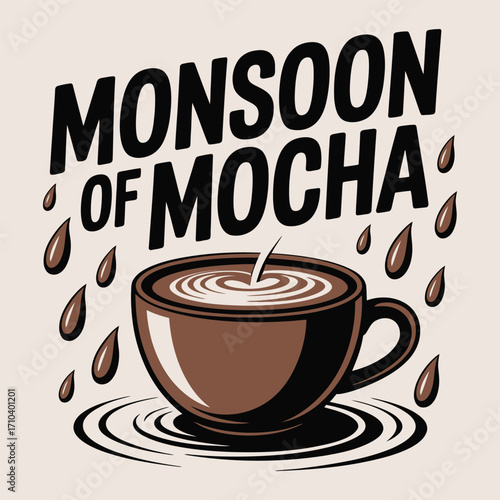 Monsoon of mocha coffee drink beverage