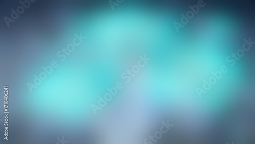 Teal and Gray Abstract Blur Background Soft Muted Tones