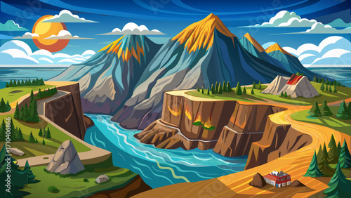 Gros Morne National Park, Newfoundland, Canada, presents exposed mantle rock and fjords that illuminate plate tectonics and Earth’s geological evolution.